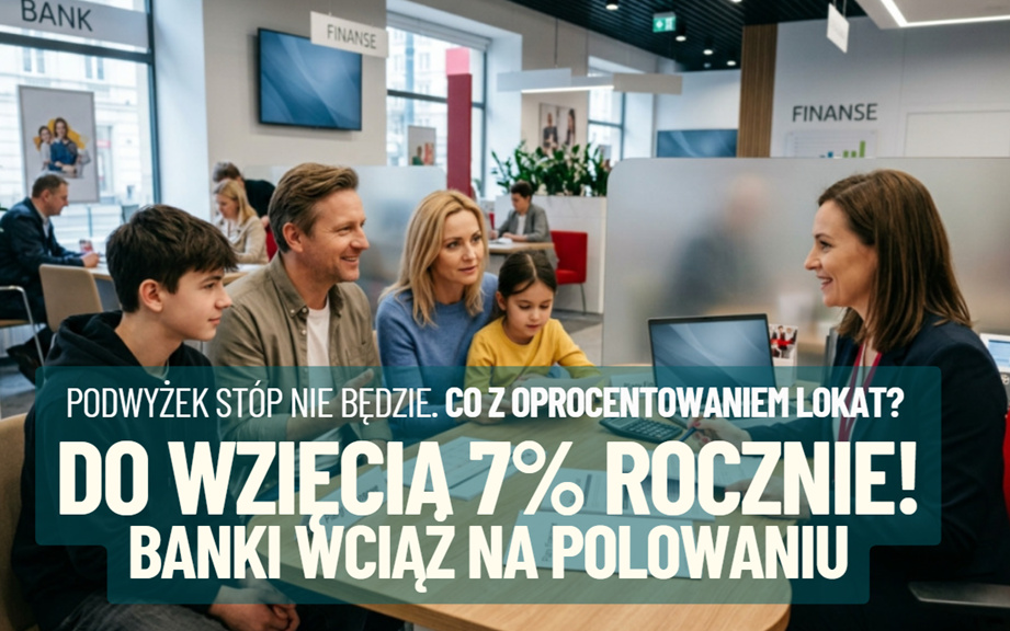 Koniec strachu o wyższe stopy procentowe? A w banku wciąż można zarobić 7% w skali roku. Ranking kont oszczędnościowych i lokat na lipiec 2026 roku!