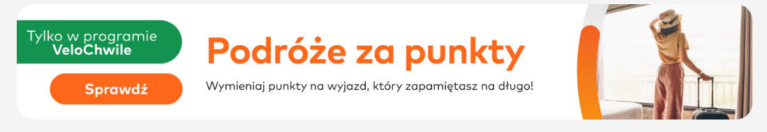 Podróże za punkty VeloChwile