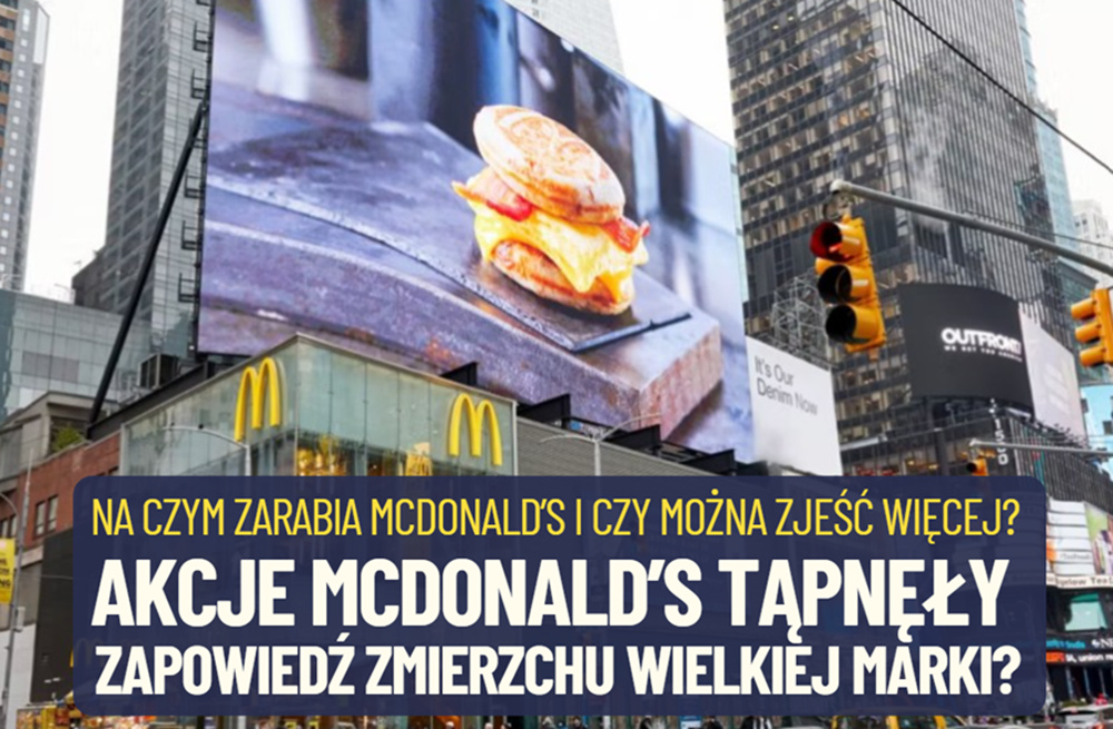 akcje mcdonalds tąpnęły na giełdzie