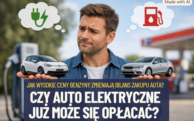 Rząd zbija ceny benzyny. A drogie paliwo zmienia koszty posiadania samochodu. Szybciej zwróci się auto elektryczne. Ale czy wystarczająco szybciej?