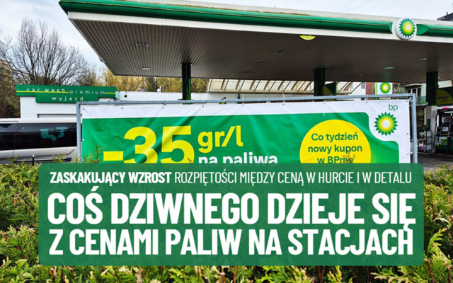 Coś dziwnego dzieje się z cenami paliw na stacjach w ostatnich dniach. Tego się nie da wytłumaczyć cenami ropy, drogim hurtem, ani marżą rafineryjną