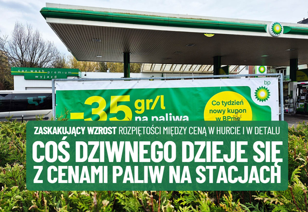 Coś dziwnego dzieje się z cenami paliw na stacjach w ostatnich dniach. Tego się nie da wytłumaczyć cenami ropy, drogim hurtem, ani marżą rafineryjną