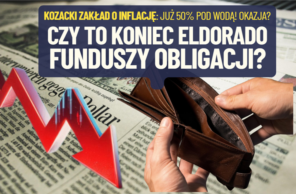 Koniec eldorado polskich funduszy obligacji? Nie ma przerwy w cierpieniu tych, którzy obstawili „kozacki zakład o inflację”. Stracili połowę pieniędzy!