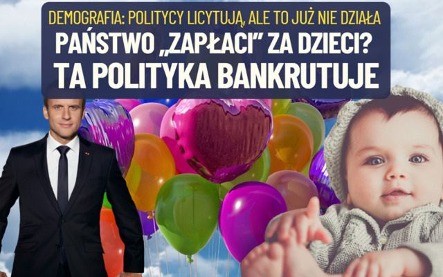 We Francji najmniej urodzeń od stulecia. Załamała się demografia kraju uważanego za wzór polityki rodzinnej. A w Polsce bez zmian: „Więcej pieniędzy!”