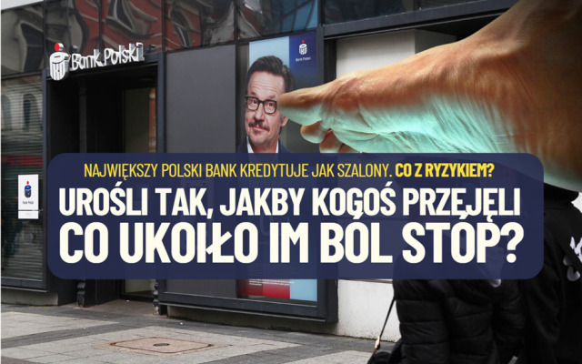 PKO BP urósł tak, jakby kupił duży bank. Spadające stopy miały boleć, ale bólu na razie nie widać. Co napędza największy bank?