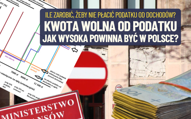 Spór o kwotę wolną od podatku. Ile powinna wynosić? I od jakich zarobków powinniśmy „na serio” zacząć składać się na państwo? Liczę!