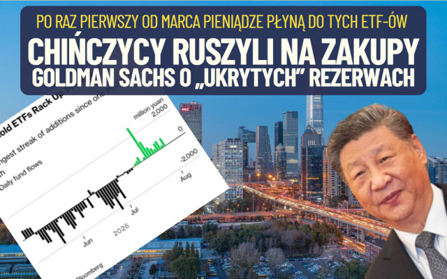 Ruszyli na zakupy? „Ukryte” rezerwy złota w skarbcach Pekinu i… pierwsze od marca sygnały, że wraca popyt na „papierowe” złoto
