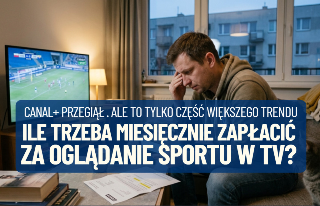 Platformy streamingowe żądają od kibiców coraz większych opłat. Ostatnio nie fair zagrał Canal+. Ile miesięcznie trzeba zapłacić za oglądanie sportu?