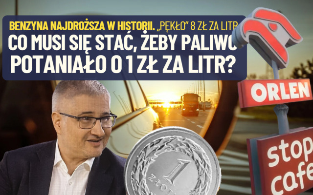 Cena benzyny przekroczyła właśnie – po raz pierwszy w historii – 8 zł za litr. Co musiałoby się zdarzyć, żeby spadła choćby o złotówkę na litrze? Mission impossible?