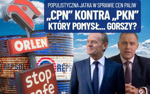 Rządowy „CPN” kontra prezydencki „PKN”. Polityczna jatka w sprawie cen paliw. Który pomysł na obniżenie cen na pylonach jest… głupszy?