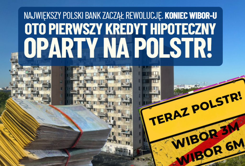 Ruszyła rewolucja: pierwszy polski bank uruchomił kredyty hipoteczne oparte na POLSTR. Jest taniej czy drożej? I jaki banki mają plan? Mam dwie hipotezy