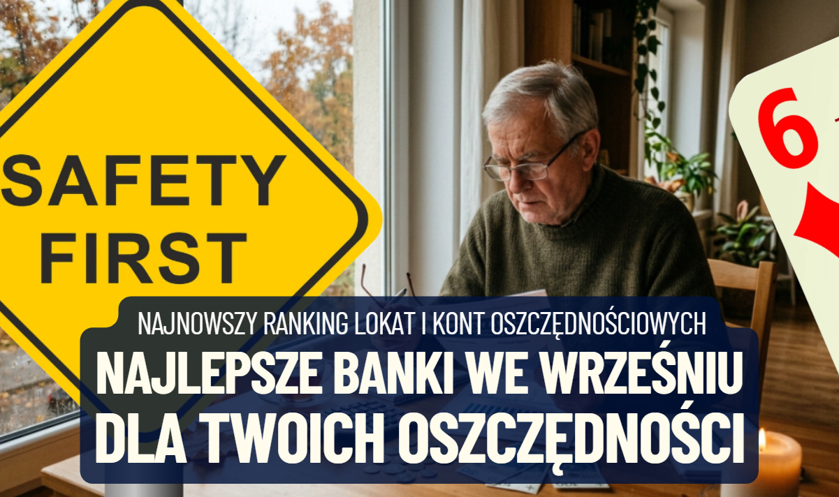 Które lokaty bankowe zapewnią ochronę przed inflacją? Oto pięć najlepszych banków we wrześniu dla naszych oszczędności