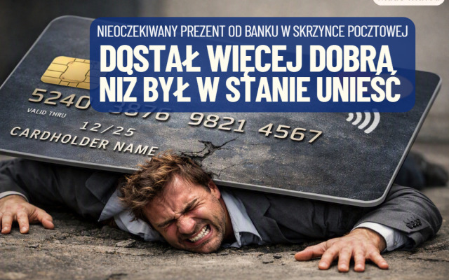 Na pana Łukasza spadło więcej dobra, niż był w stanie unieść. Nie sądziłem, że ten bank potrafi aż tak zaskoczyć. Sprawdzajcie swoje skrzynki pocztowe!