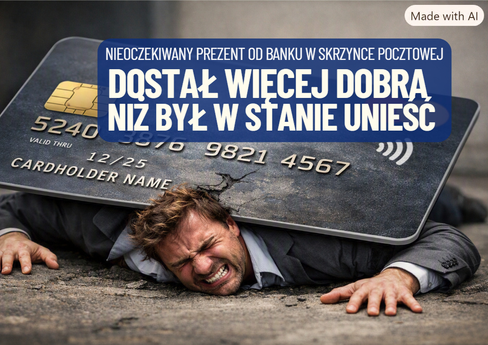 Na pana Łukasza spadło więcej dobra, niż był w stanie unieść. Nie sądziłem, że ten bank potrafi aż tak zaskoczyć. Sprawdzajcie swoje skrzynki pocztowe!