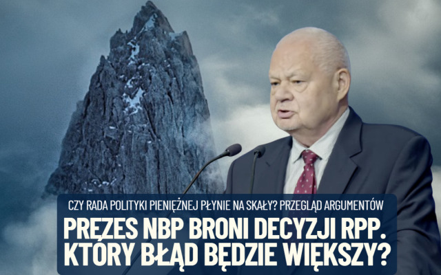 Prezes NBP broni decyzji, by jeszcze nie ruszać stóp procentowych. Ma rację czy płyniemy na skały? Chwila prawdy nadejdzie w… styczniu