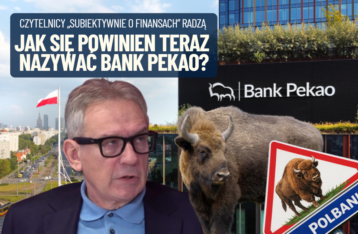 Jak powinien nazywać się bank z żubrem w logo? Zapytałem Was o to, czy Bank Pekao powinien zmienić nazwę. I na jaką? Zabawne!