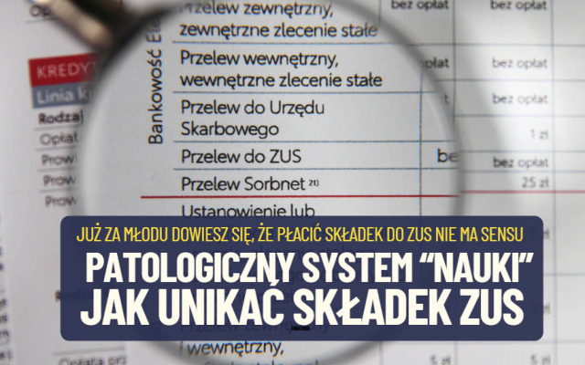Florystyka, czyli nauka kombinowania. Patologiczny system „kształcenia” młodego pokolenia. Uczymy ich… unikania składek ZUS