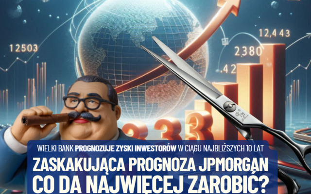 Zaskakująca prognoza JPMorgan Chase. Wielki bank inwestycyjny ogłosił, które aktywa w najbliższej dekadzie przyniosą inwestorom największe zyski
