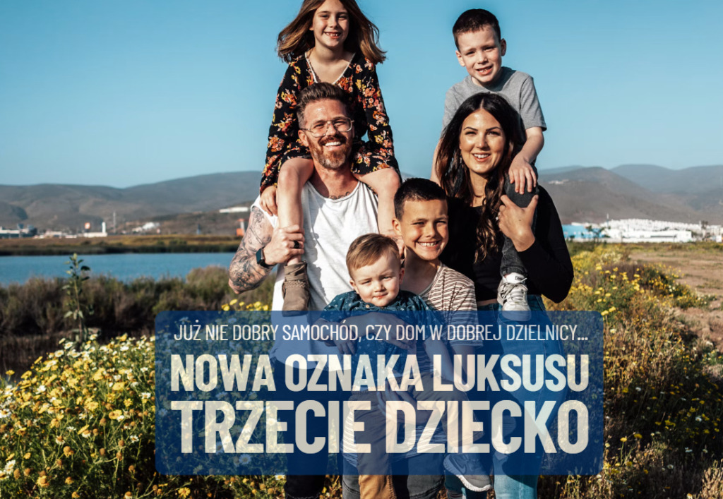 Oto nowy symbol wysokiego statusu statusu? Możesz mieć dobry samochód i mieszkanie w dobrej dzielnicy, ale bez trójki dzieci…