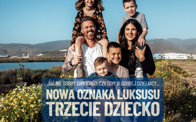 Oto nowy symbol wysokiego statusu statusu? Możesz mieć dobry samochód i mieszkanie w dobrej dzielnicy, ale bez trójki dzieci…